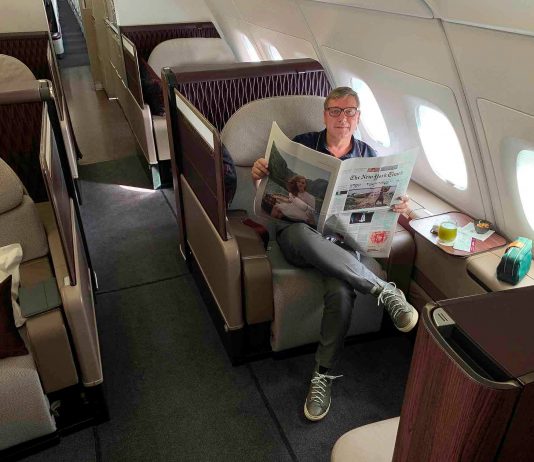 First Class fliegen ohne Meilen auf dem Konto