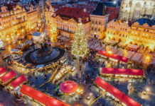 Aufwachen in einem Weihnachtsmärchen in Prag
